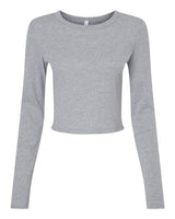 BELLA + CANVAS® Women's Micro Rib Boat Long Sleeve Baby Tee