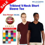 BELLA + CANVAS® Triblend V-Neck Short Sleeve Tee