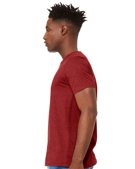 BELLA + CANVAS - Crewneck Short Sleeve CVC Jersey Tee in Heather Yellow