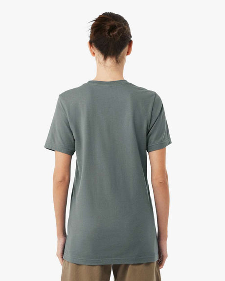 BELLA + CANVAS Crewneck Jersey Short sleeve Tee in Baby Blue