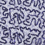 Netting with All-Over Circle Baby Sequins - Purple