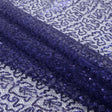 Netting with All-Over Circle Baby Sequins - Purple
