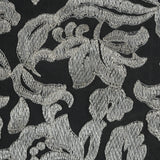Ivory Floral Embroidered Mesh with Finished Edges