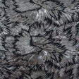Mesh with Baby Sequins - Gray and Black Abstract