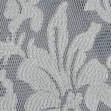 White Floral Embroidered Wonder Mesh