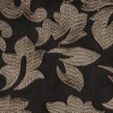 Gold Floral Embroidered Mesh