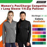 Sport-Tek® Women's PosiCharge Competitor Long Sleeve 1/4-Zip Pullover
