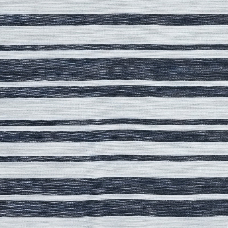 White Woven with Luminous Navy Barcode Stripes