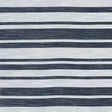 White Woven with Luminous Navy Barcode Stripes