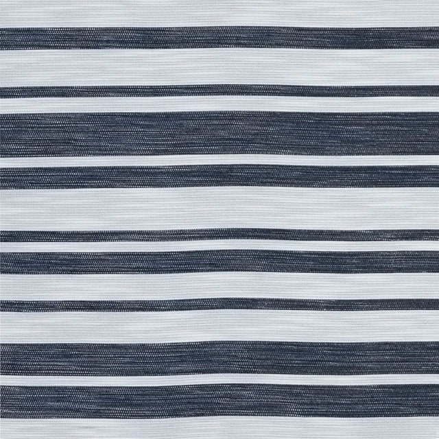 White Woven with Luminous Navy Barcode Stripes