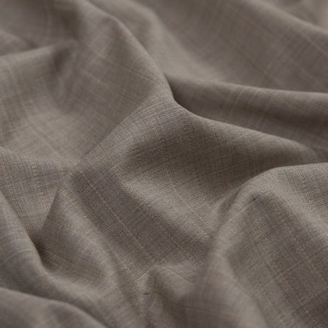 Winter Twig Striped Lightweight Wool Woven with Give