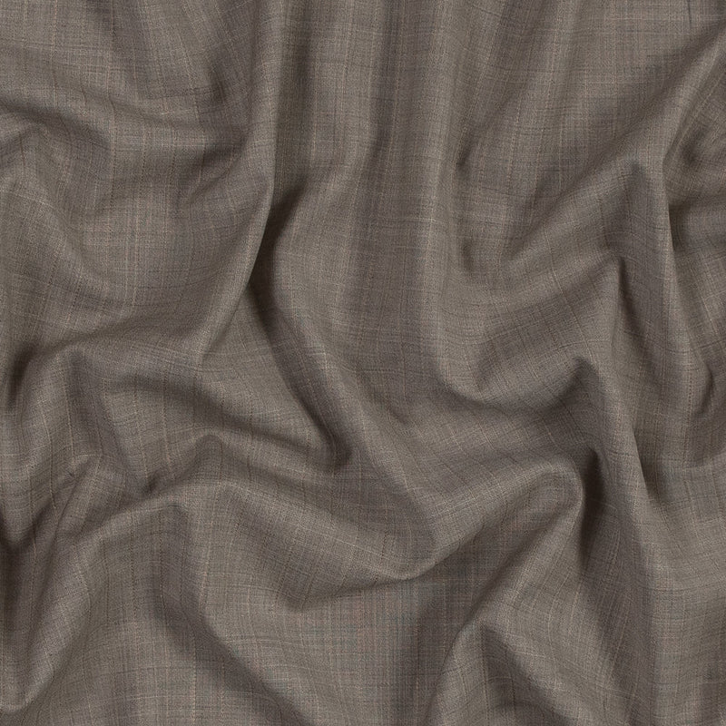 Winter Twig Striped Lightweight Wool Woven with Give