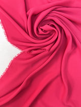 Pink Polyester Crepe