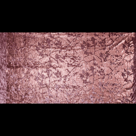 Stretch Velour with Sequins - Dusty Rose