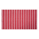 Guipure Lace - Flame Scarlet Red Geometric