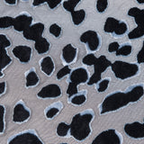Alligator Skin Burnout Velvet - Black