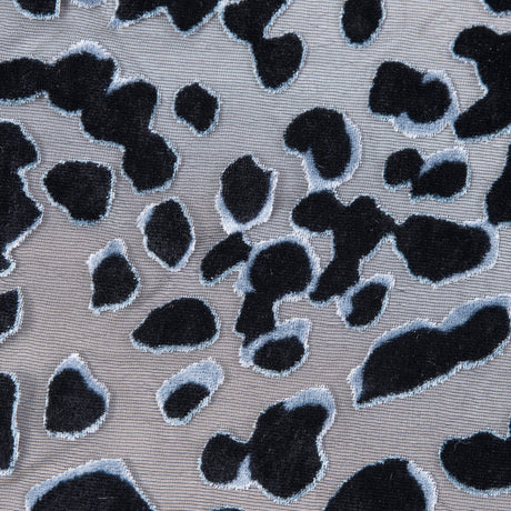 Alligator Skin Burnout Velvet - Black