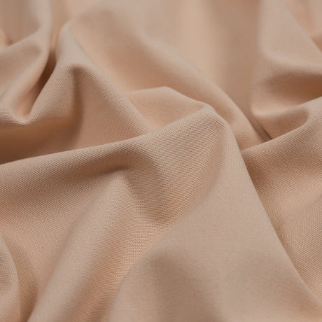 Peach Stretch Cotton Woven