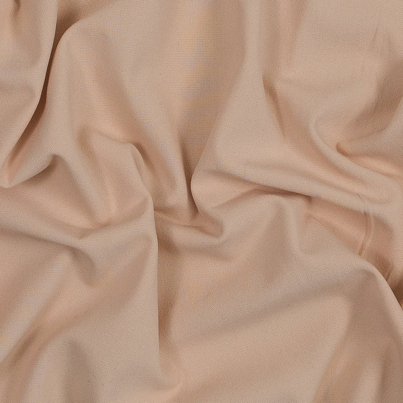 Peach Stretch Cotton Woven