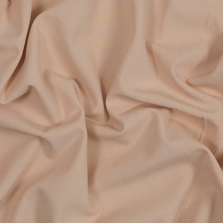 Peach Stretch Cotton Woven
