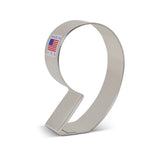 Ann Clark Number Six / Nine Cookie Cutter, 3 1/4" x 2 1/8"