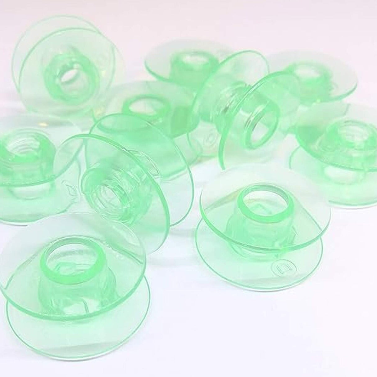 Green Plastic Sewing Machine Bobbin for Viking Machines #4125615-45 Durable Non OEM