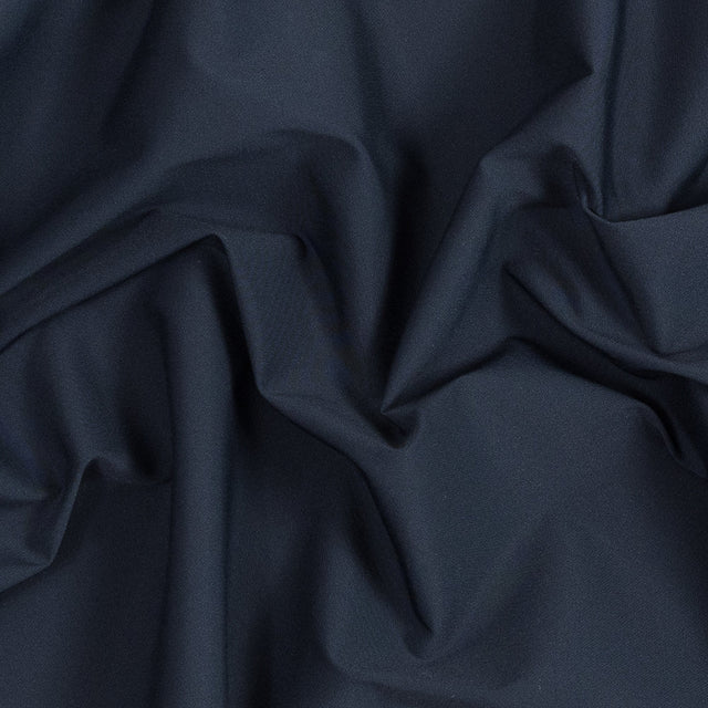 Navy Polyester Woven