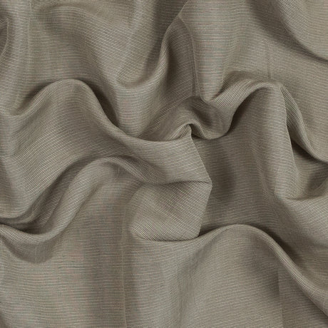 Timber Wolf Green Rayon and Polyester Ottoman