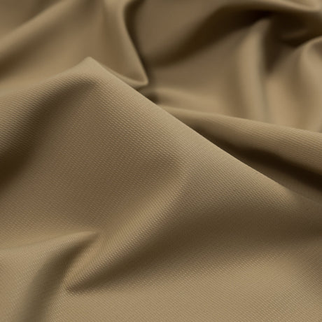 Camel Beige Polyester Dobby Jacquard