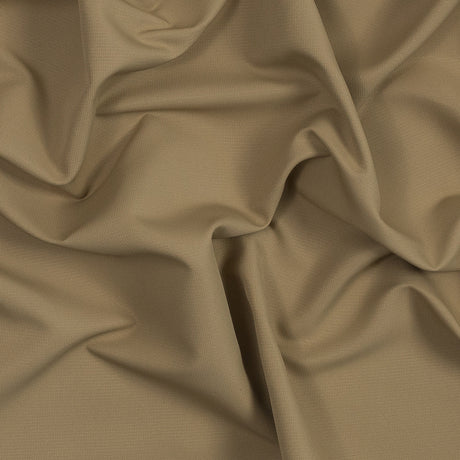Camel Beige Polyester Dobby Jacquard