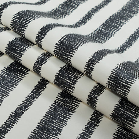 Phillip Lim Small Ivory and Black Striped Digitally Printed Lamb Leather