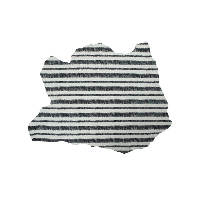 Phillip Lim Small Ivory and Black Striped Digitally Printed Lamb Leather