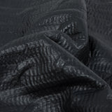 Phillip Lim Small Black and Ivory Bonded Lamb Leather and Wool Knit