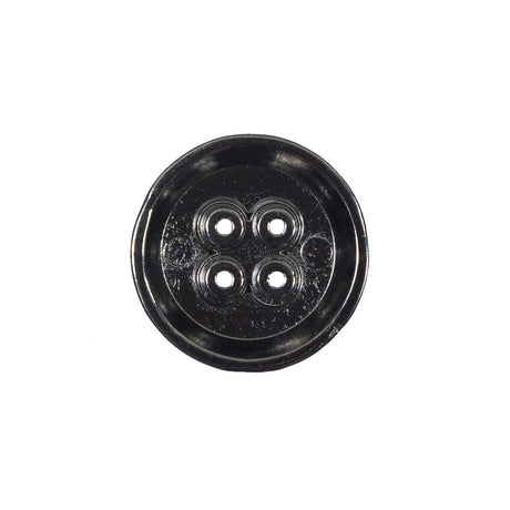 Italian Gunmetal Metal 4-Hole Button - 36L/23mm