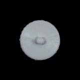 White Detailed Plastic Shank-Back Button - 36L/23mm