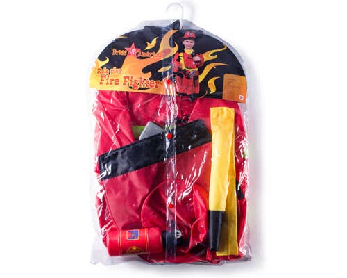 Fire Fighter Role Play Dress Up Costume Set