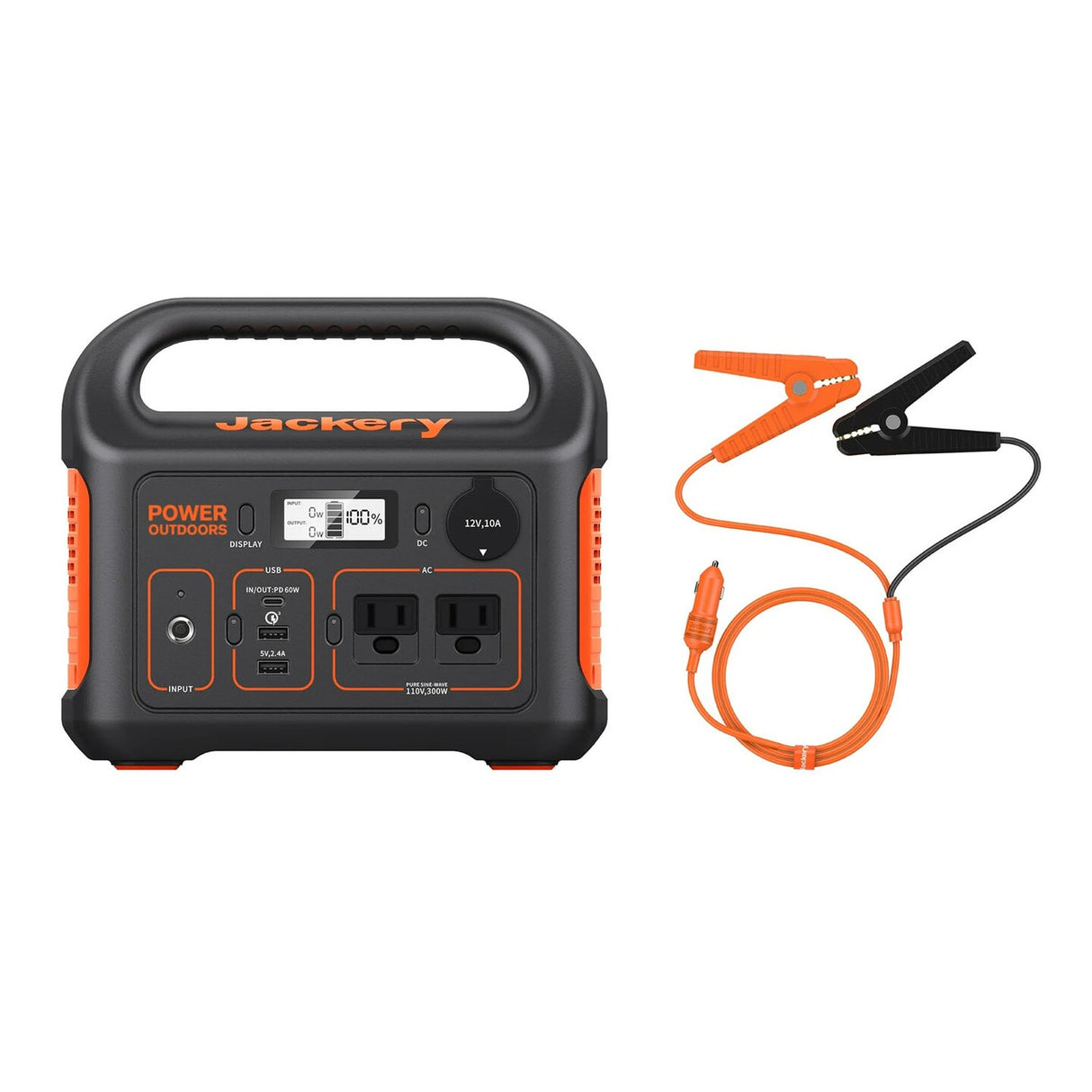 Jackery EXPLORER290PLUS Portable Power Station – Explorer 290 Plus with Battery Charging Cable