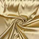 1 Yard 60” Stretch Charmeuse Satin Fabric – 195 GSM, Silky 2 Way Stretch for Bridal, Evening Dresses &amp; Event Décor (97% Polyester, 3% Spandex)