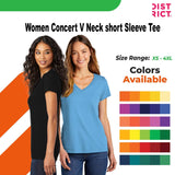 District® Women Concert V Neck short Sleeve Tee