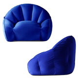 500lbs Oversized XL Lounge Folding Reclining Chair Gray Ergonomic Outdoor Indoor Seat