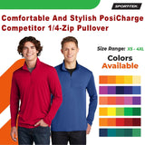 Sport-Tek® Comfortable And Stylish PosiCharge Competitor 1/4-Zip Pullover