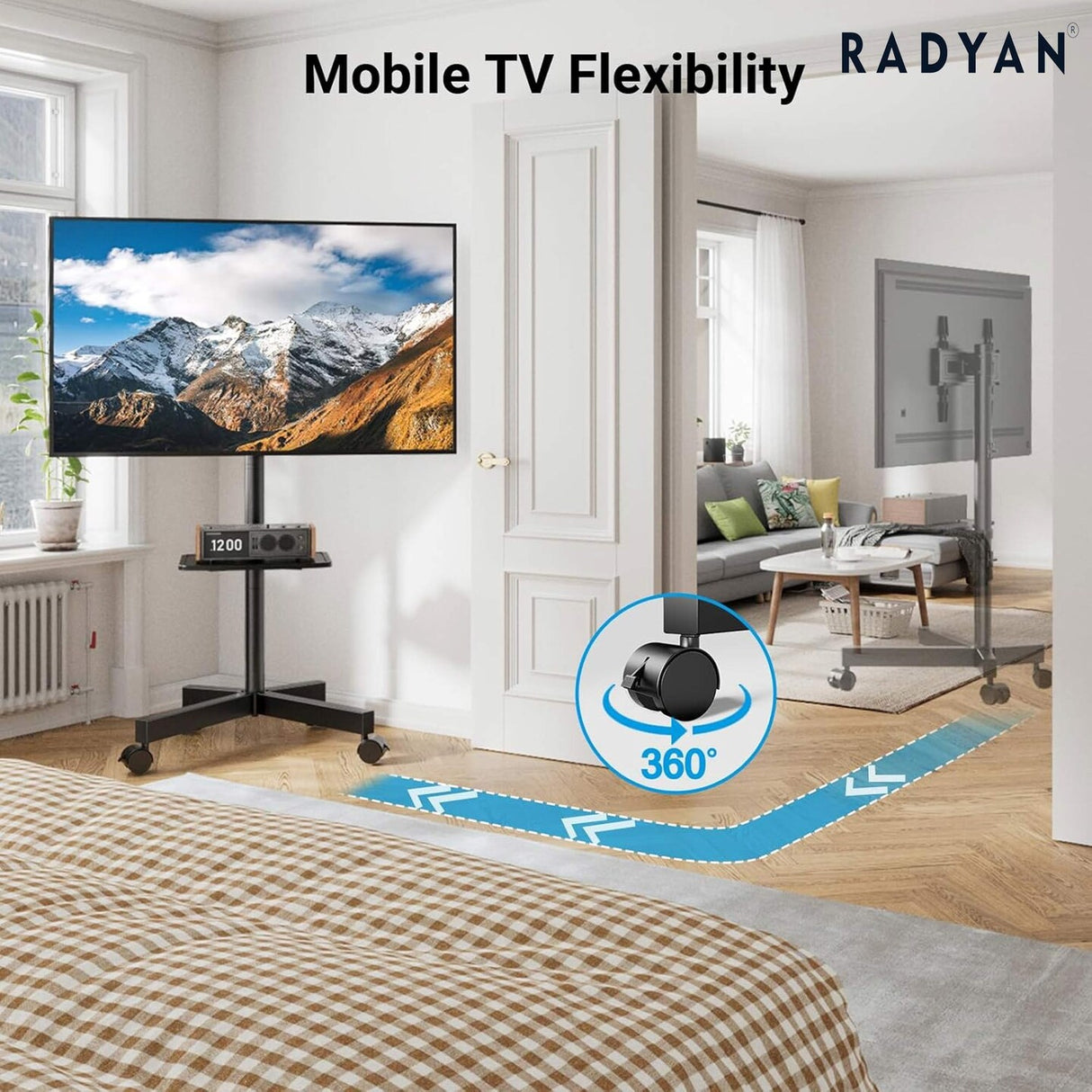 6 Light Satin Nickel Chandelier Modern Ceiling Fixture for Dining and Living Room