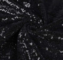 1 Yarda de Tela de Lentejuelas Brillantes Malla Elástica 54 Pulgadas de Ancho para Vestidos y Decoración