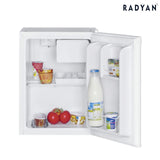 2.5 Cu Ft One Door Mini Fridge Black Compact Energy Star Rated Refrigerator