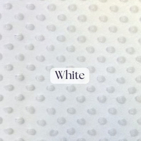 1 Yard Ultra Soft Minky Dot Fleece Plush Fabric 100 Percent Polyester for Crafts 60 Inch Width