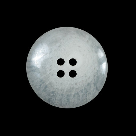 Off-White Translucent Plastic Button - 40L/25.5mm