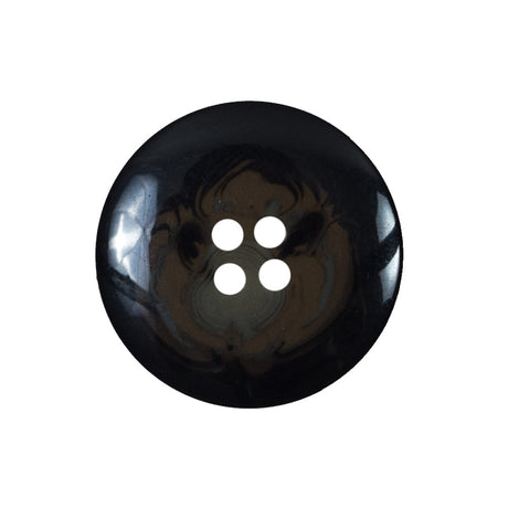 Dark Brown 4-Hole Plastic Button - 40L/25.5mm