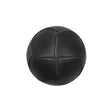 Black Etched Plastic Shank-Back Button - 36L/23mm