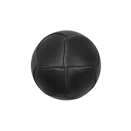 Black Etched Plastic Shank-Back Button - 36L/23mm