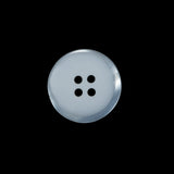 White Iridescent Plastic Button - 32L/20mm
